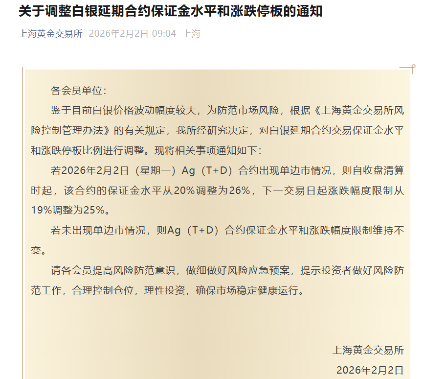 事关白银，上海黄金交易所紧急出手！国投白银LOF复牌后一字跌停，封单金额超80亿元