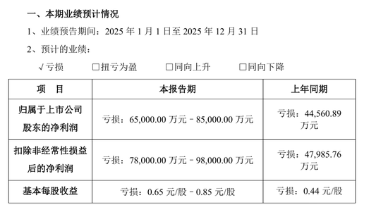 蓝帆医疗2025年预亏6.5亿-8.5亿 同步需补缴税款超1.69亿元