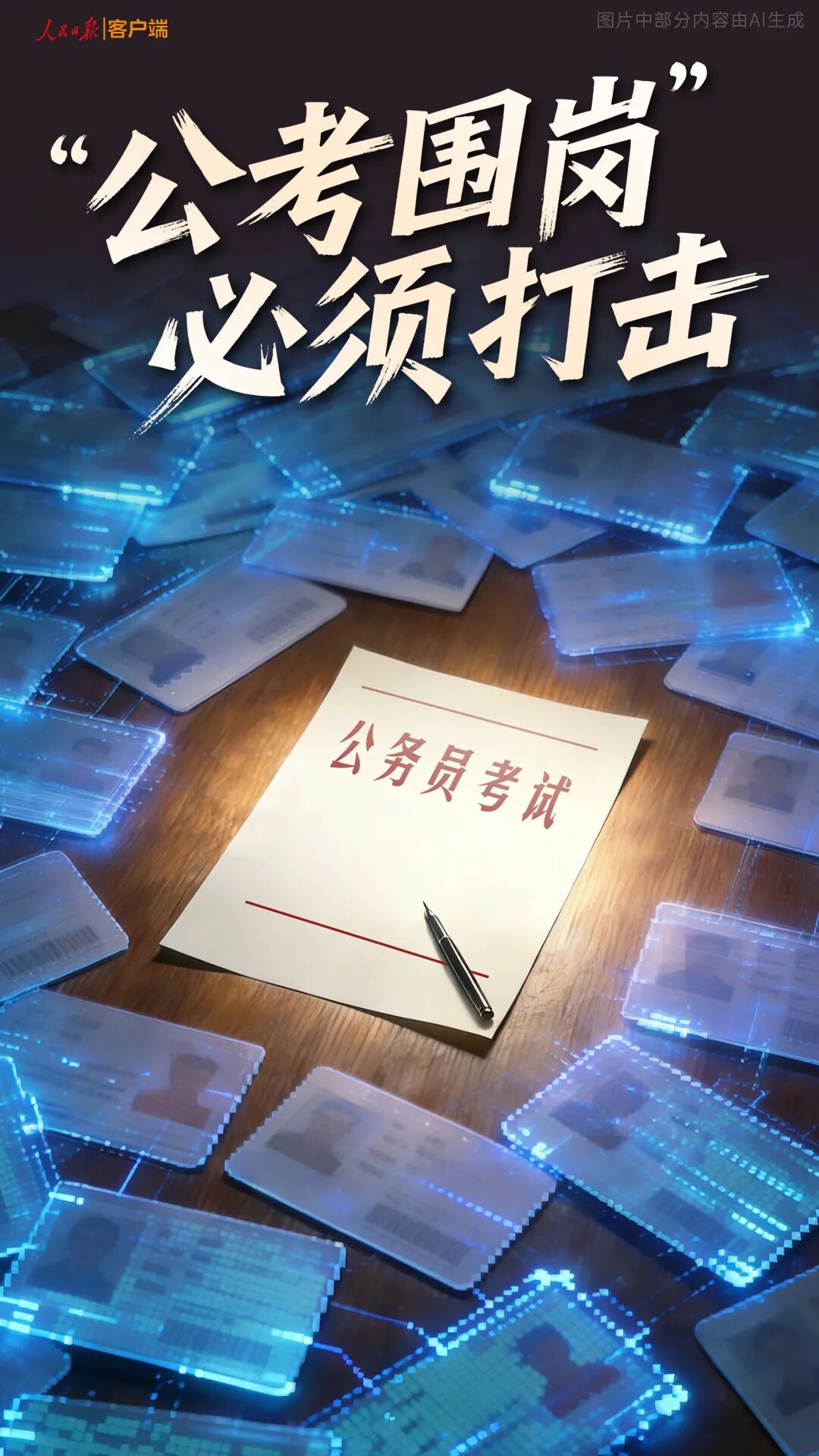 人民日报：“公考围岗”令人震惊，必须打击