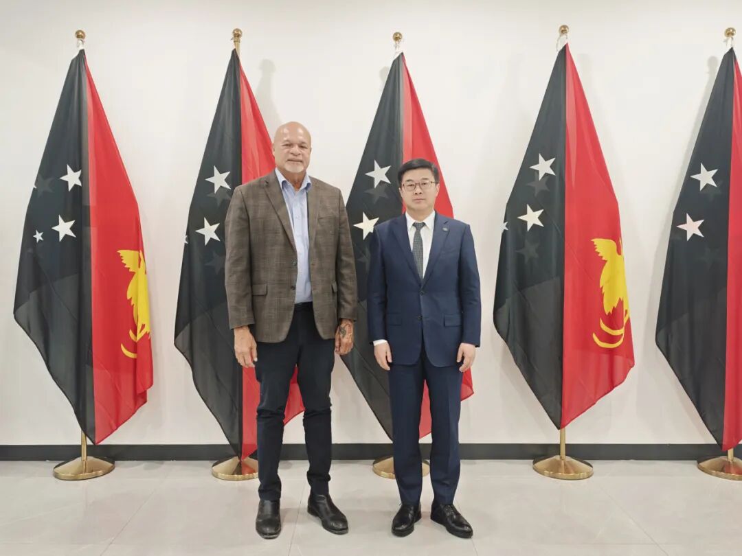 中国进出口银行董事长陈怀宇在巴布亚新几内亚开展工作调研