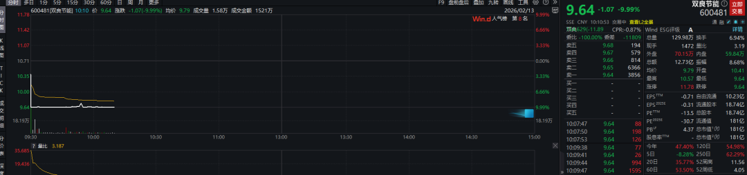 2亿元封单，光伏龙头股开盘跌停