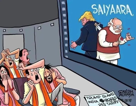 连锁反应来了,印度打脸特朗普