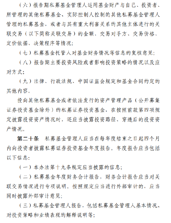 涉及1.9万家管理人！私募基金信息披露新规落地：十大要点必看，最高罚20万！