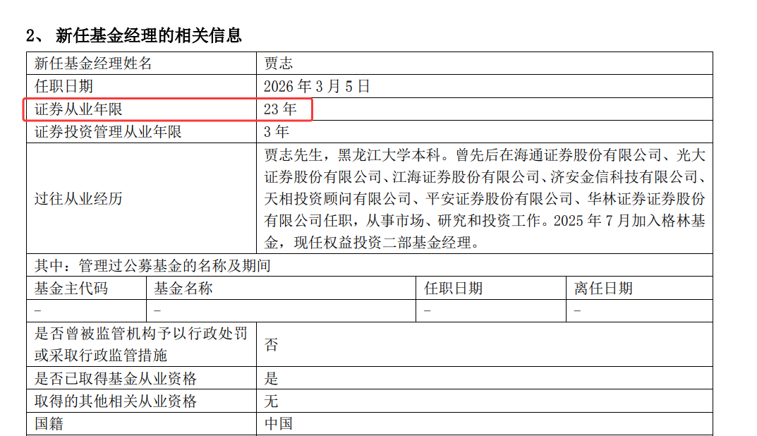 23年券商老将贾志，成公募新兵！