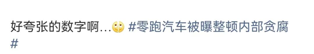 热搜！零跑汽车整顿内部贪腐，已有千万以上主动上缴！举报奖1000万元？