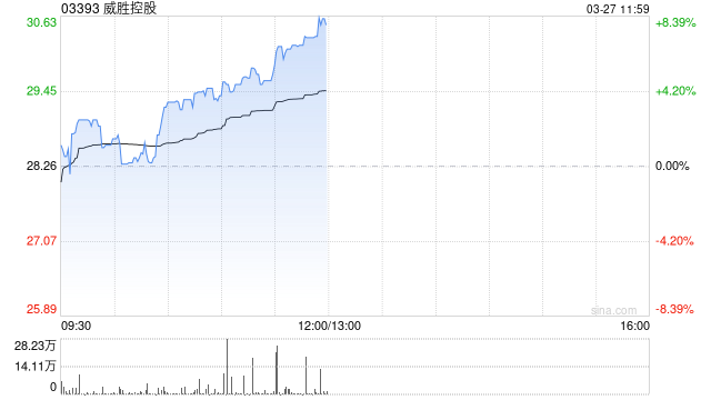 中金：维持威胜控股跑赢行业评级 上调目标价至30.0港元