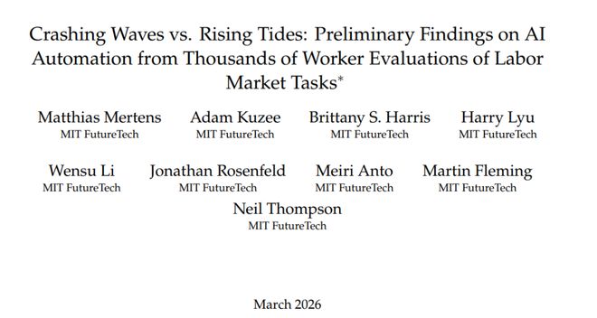 麻省理工：到2029年，AI足以胜任大部分基于文本的任务