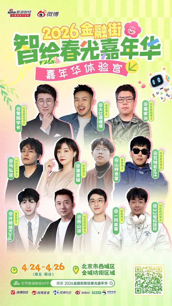 重磅｜头部博主齐聚金融街？这场春日嘉年华藏不住了！