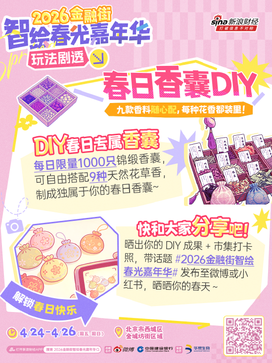 北京春日玩法上新！快来“2026金融街智绘春光嘉年华”尽情玩个够